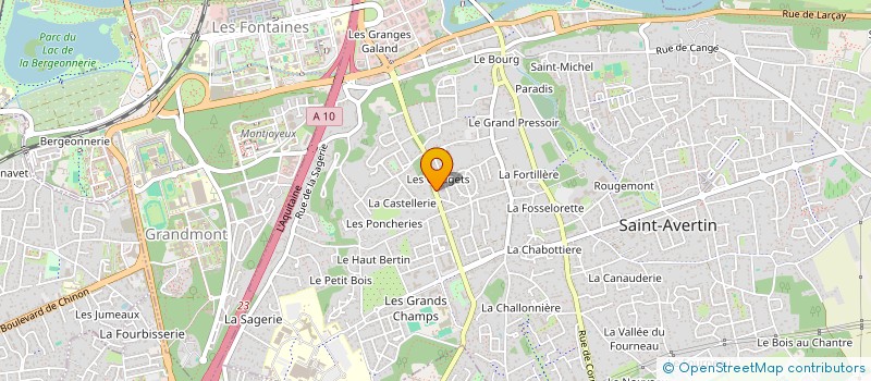 localisation de l'entreprise MADAME AMANDINE GAUTIER  SAINT-AVERTIN