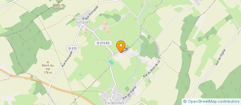 localisation de l'entreprise MADAME AMANDINE GAY  ESCUILLES