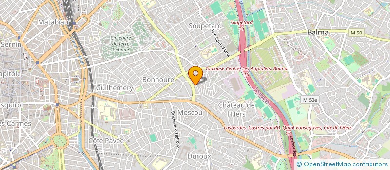 localisation de l'entreprise MADAME AMANDINE GEAY à TOULOUSE