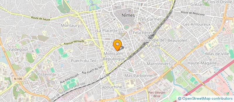 localisation de l'entreprise MADAME AMANDINE GENIN à NIMES