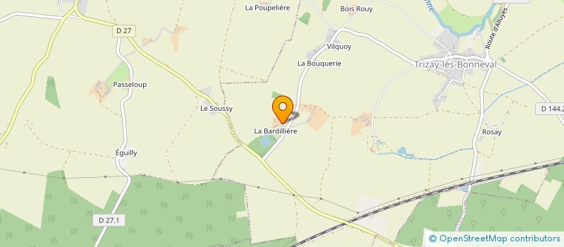 localisation de l'entreprise MADAME AMANDINE GENTILS à TRIZAY-LES-BONNEVAL