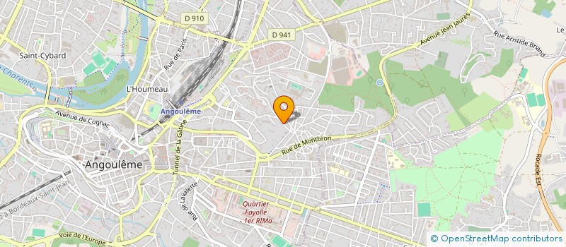 localisation de l'entreprise MADAME AMANDINE GEOFFROY à ANGOULEME