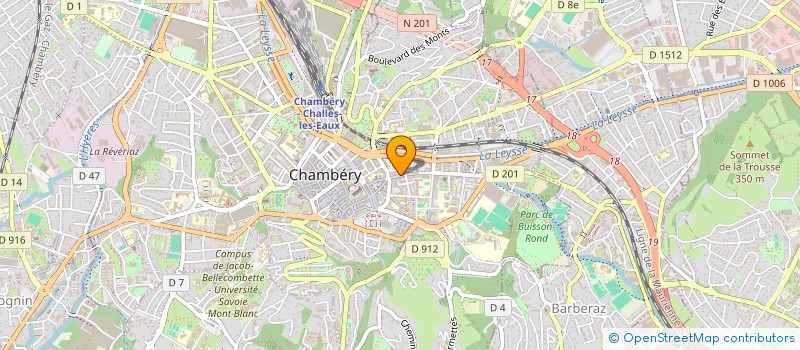 localisation de l'entreprise MADAME AMANDINE GEORGES à CHAMBERY