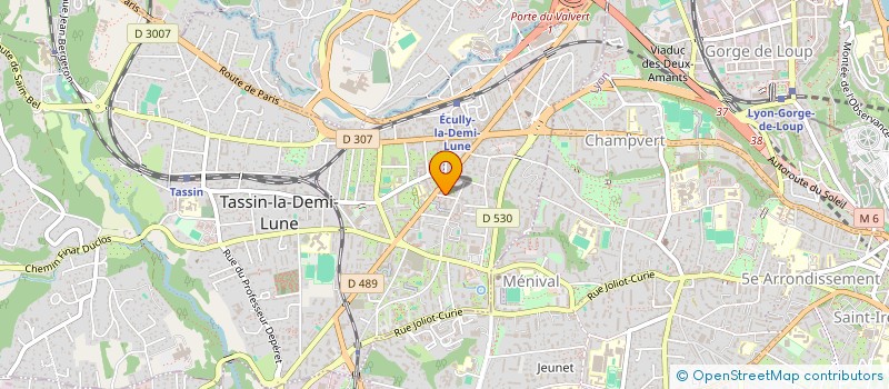 localisation de l'entreprise MADAME AMANDINE GERARD  TASSIN-LA-DEMI-LUNE