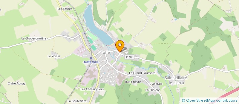 localisation de l'entreprise MADAME AMANDINE GERMAIN  TUFFE-VAL-DE-LA-CHERONNE