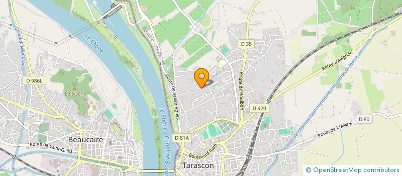 localisation de l'entreprise MADAME AMANDINE GILLES à TARASCON