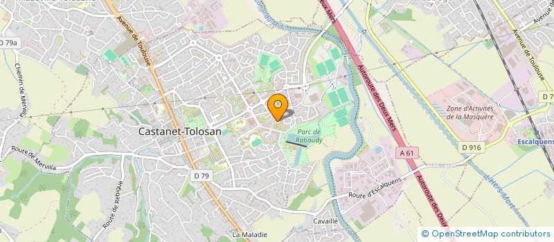 localisation de l'entreprise MADAME AMANDINE GIMENEZ à CASTANET-TOLOSAN