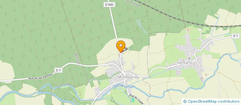 localisation de l'entreprise MADAME AMANDINE GIRARDIN  MONTBARREY