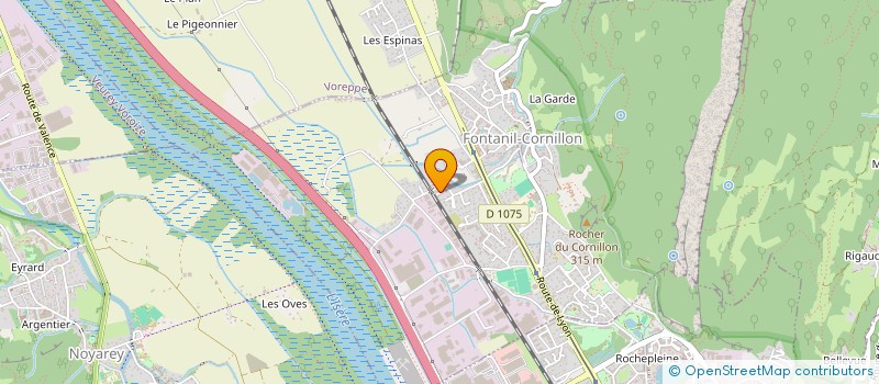 localisation de l'entreprise MADAME AMANDINE GIRON  FONTANIL-CORNILLON