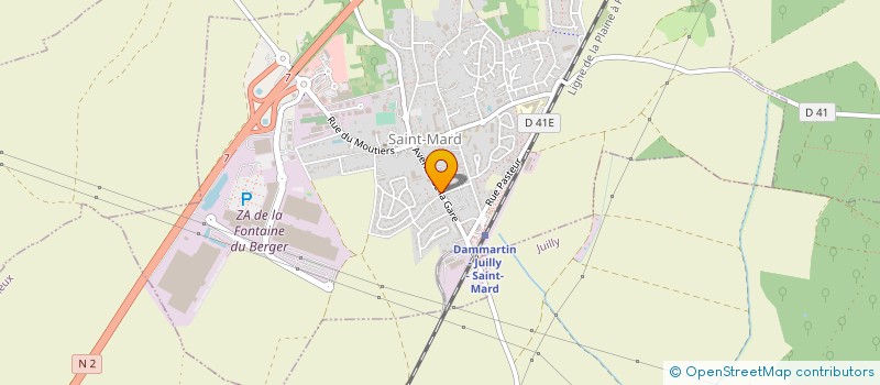 localisation de l'entreprise MADAME AMANDINE GITEAU  SAINT-MARD