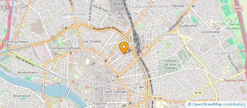 localisation de l'entreprise MADAME AMANDINE GOMEZ à TOULOUSE