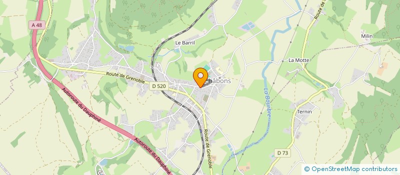 localisation de l'entreprise MADAME AMANDINE GOMEZ  CHABONS