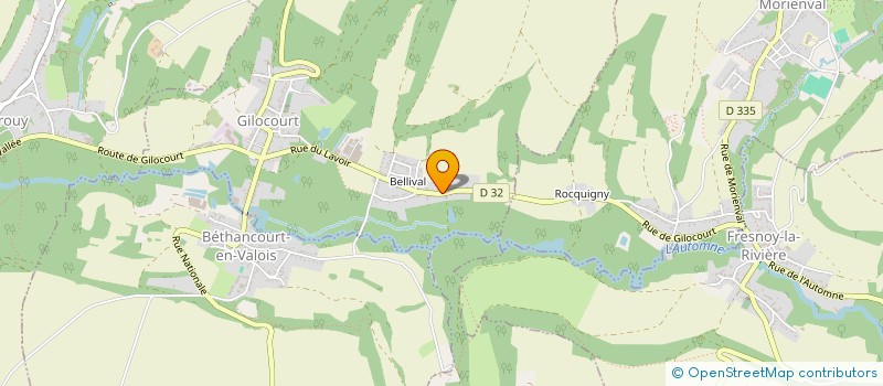 localisation de l'entreprise MADAME AMANDINE GONS  GILOCOURT