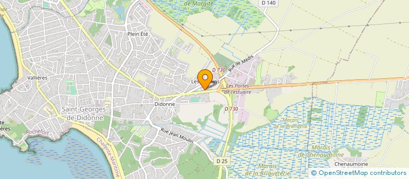 localisation de l'entreprise MADAME AMANDINE GONZALEZ à SAINT-GEORGES-DE-DIDONNE