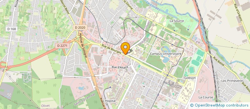 localisation de l'entreprise MADAME AMANDINE GOUSSAULT à ORLEANS