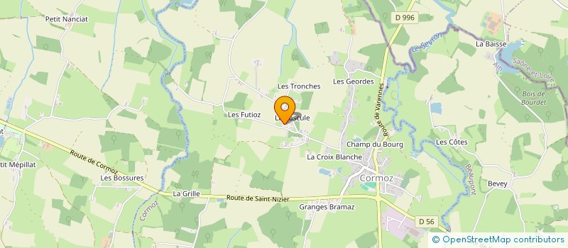 localisation de l'entreprise MADAME AMANDINE GOUTTEBROZE  CORMOZ