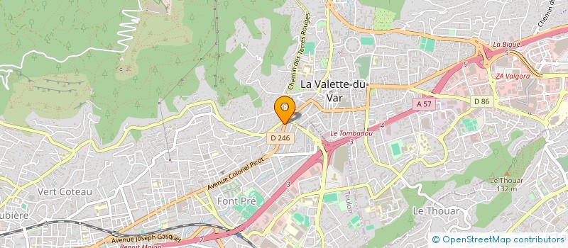 localisation de l'entreprise MADAME AMANDINE GRACIA à TOULON