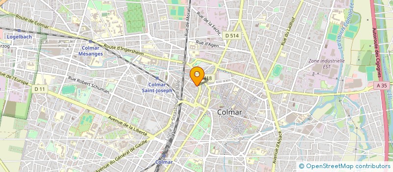 localisation de l'entreprise MADAME AMANDINE GRAVA  COLMAR