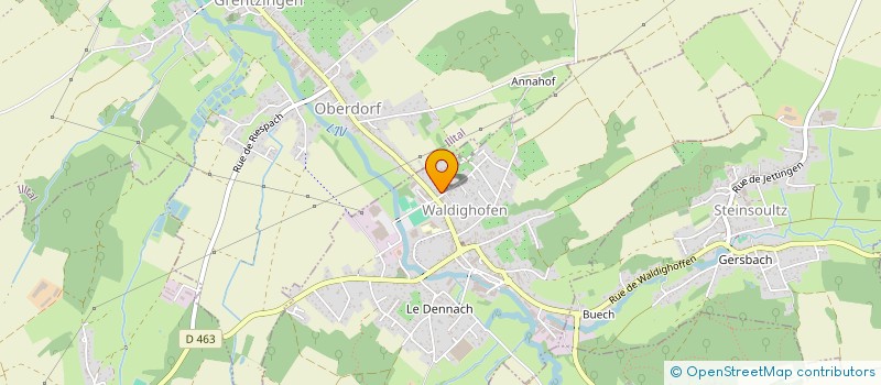 localisation de l'entreprise MADAME AMANDINE GRAVELAT  WALDIGHOFEN