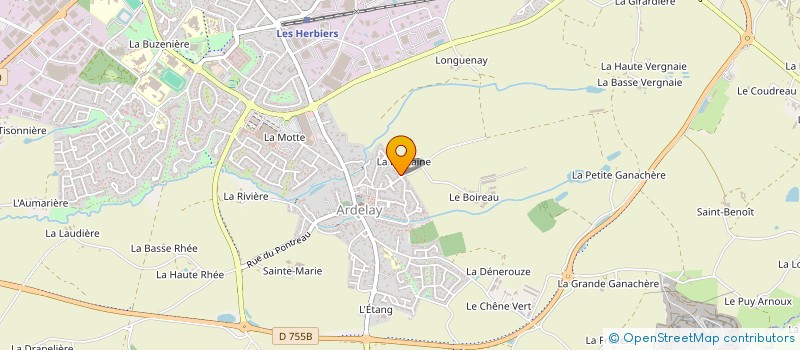 localisation de l'entreprise MADAME AMANDINE GREAU à LES HERBIERS