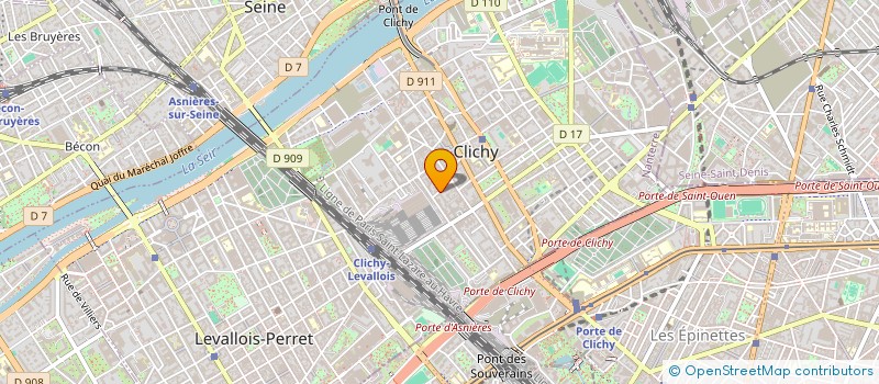localisation de l'entreprise MADAME AMANDINE GRENET à CLICHY