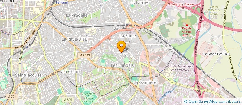 localisation de l'entreprise MADAME AMANDINE GRESSON  CLERMONT-FERRAND