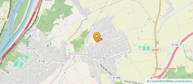 localisation de l'entreprise MADAME AMANDINE GREVON  COMMUNAY