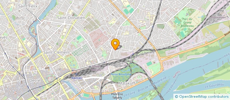 localisation de l'entreprise MADAME AMANDINE GROLLIER  NANTES