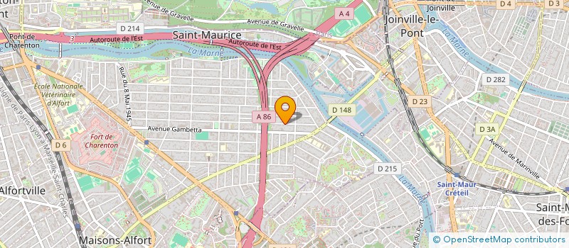 localisation de l'entreprise MADAME AMANDINE GROS à MAISONS-ALFORT