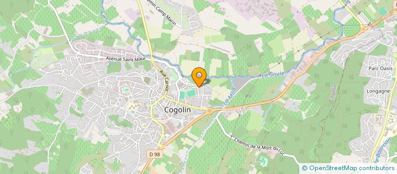 localisation de l'entreprise MADAME AMANDINE GROSSI à COGOLIN