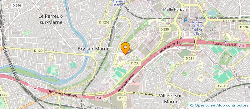 localisation de l'entreprise MADAME AMANDINE GROSSOEUVRE  BRY-SUR-MARNE