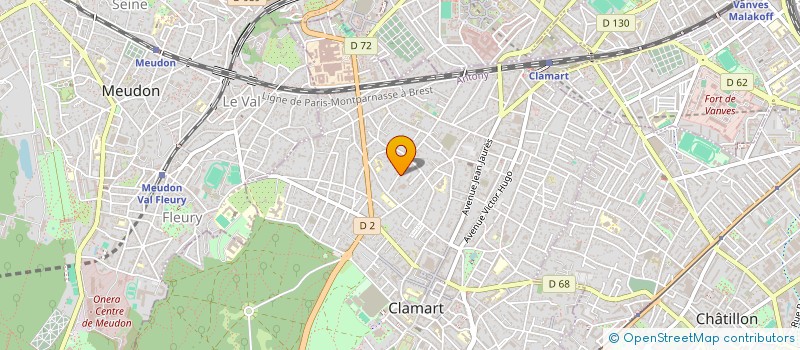localisation de l'entreprise MADAME AMANDINE GRUIT-COLOMER à CLAMART