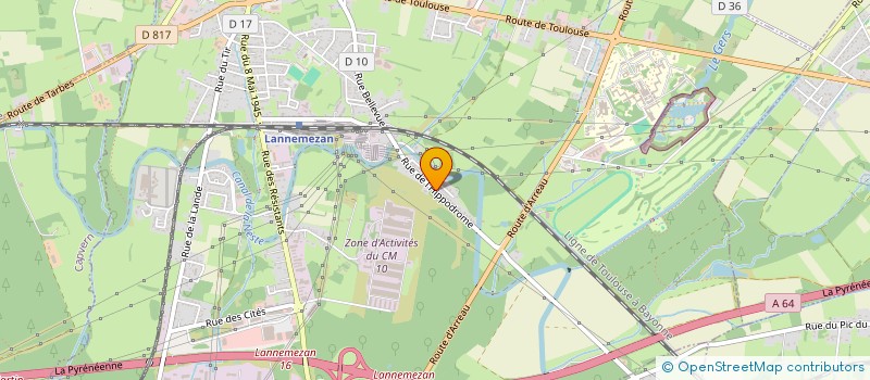 localisation de l'entreprise MADAME AMANDINE GRUPPO  LANNEMEZAN