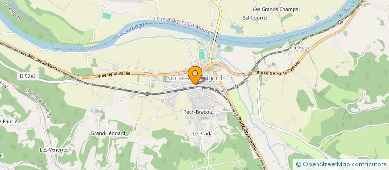 localisation de l'entreprise MADAME AMANDINE GRUSELLE  SIORAC-EN-PERIGORD