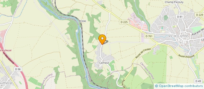 localisation de l'entreprise MADAME AMANDINE GUEGUEN à VIC-LE-COMTE