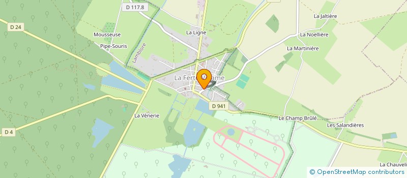 localisation de l'entreprise MADAME AMANDINE GUERIN à LA FERTE-VIDAME