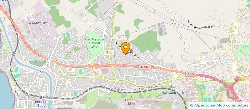 localisation de l'entreprise MADAME AMANDINE GUERRERO  MARTIGUES