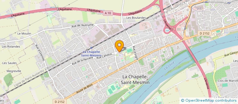 localisation de l'entreprise MADAME AMANDINE GUERTIN  LA CHAPELLE-SAINT-MESMIN