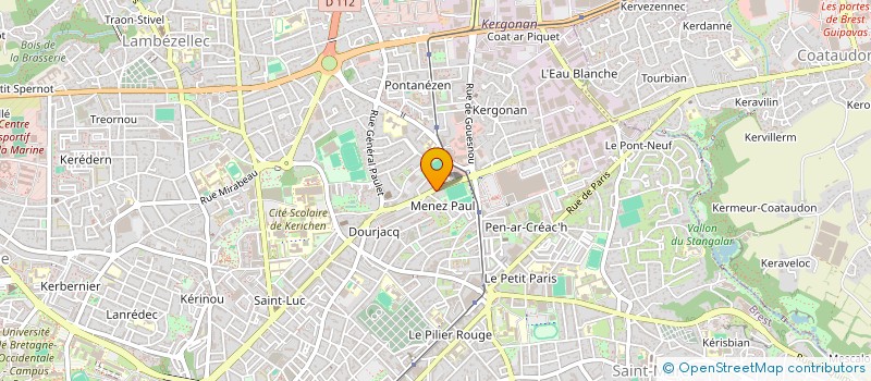 localisation de l'entreprise MADAME AMANDINE GUIET à BREST