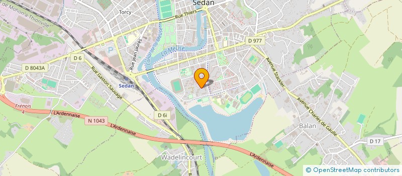 localisation de l'entreprise MADAME AMANDINE GUILLAUME  BALAN