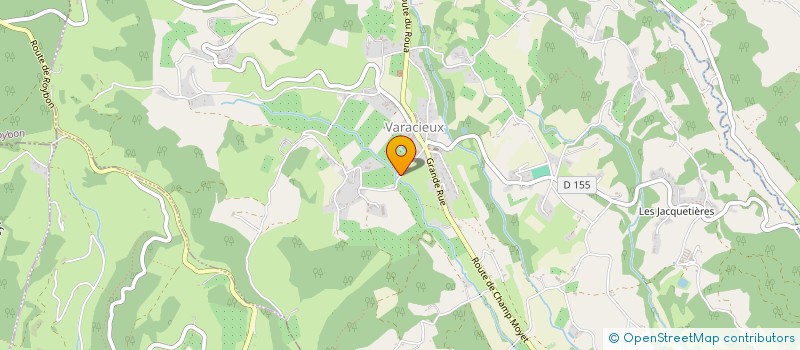 localisation de l'entreprise MADAME AMANDINE GUILLEREY  MALLEVAL-EN-VERCORS