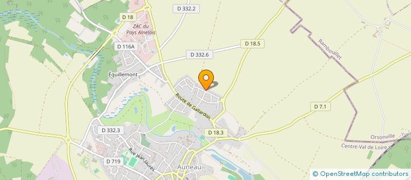 localisation de l'entreprise MADAME AMANDINE GUILLOTIN à AUNEAU-BLEURY-SAINT-SYMPHORIEN