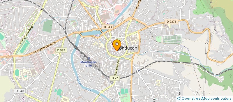 localisation de l'entreprise MADAME AMANDINE GUIRAUD à MONTLUCON