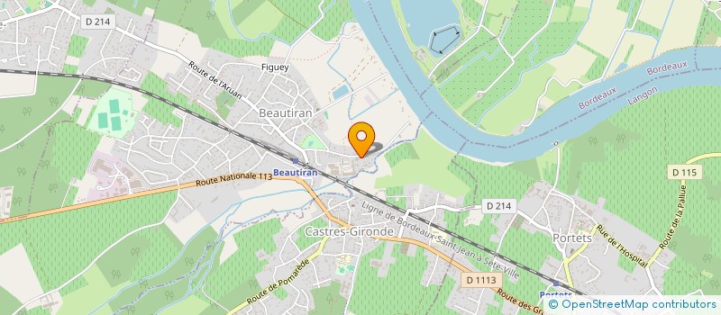 localisation de l'entreprise MADAME AMANDINE GUIRE  BEAUTIRAN