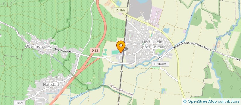 localisation de l'entreprise MADAME AMANDINE GUTLEBEN  HERRLISHEIM-PRES-COLMAR