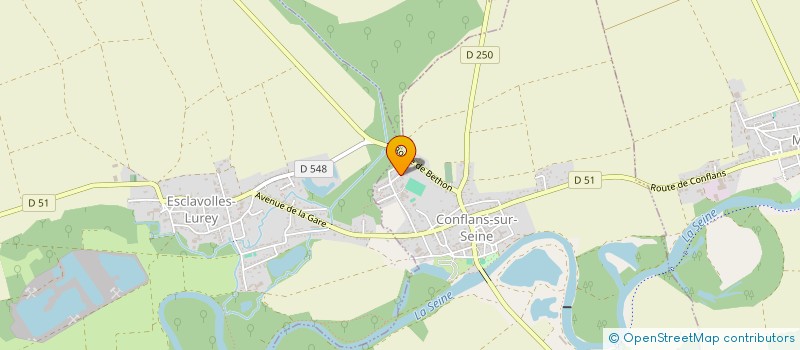 localisation de l'entreprise MADAME AMANDINE GUY  CONFLANS-SUR-SEINE