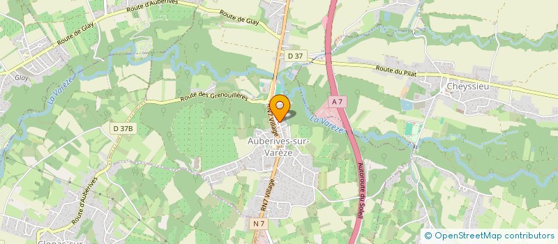 localisation de l'entreprise MADAME AMANDINE GUYON  AUBERIVES-SUR-VAREZE