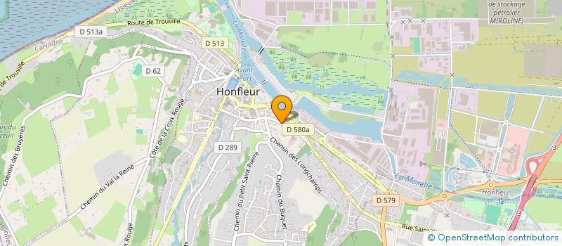 localisation de l'entreprise MADAME AMANDINE HAHN à HONFLEUR