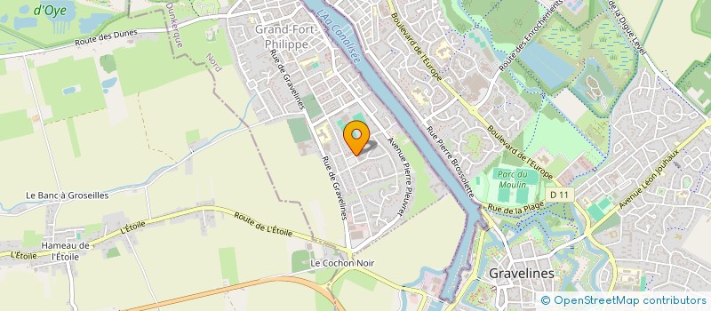 localisation de l'entreprise MADAME AMANDINE HANNEQUIN  GRAND-FORT-PHILIPPE