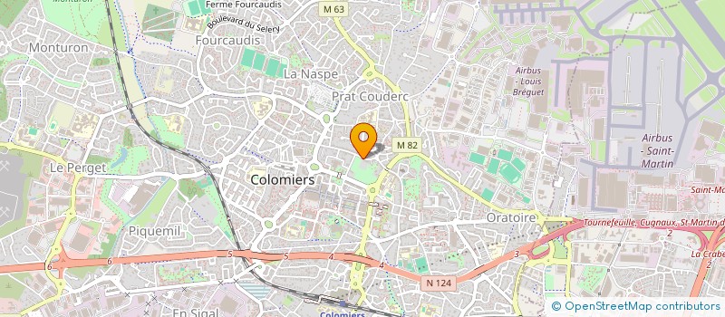 localisation de l'entreprise MADAME AMANDINE HARRAULT à COLOMIERS